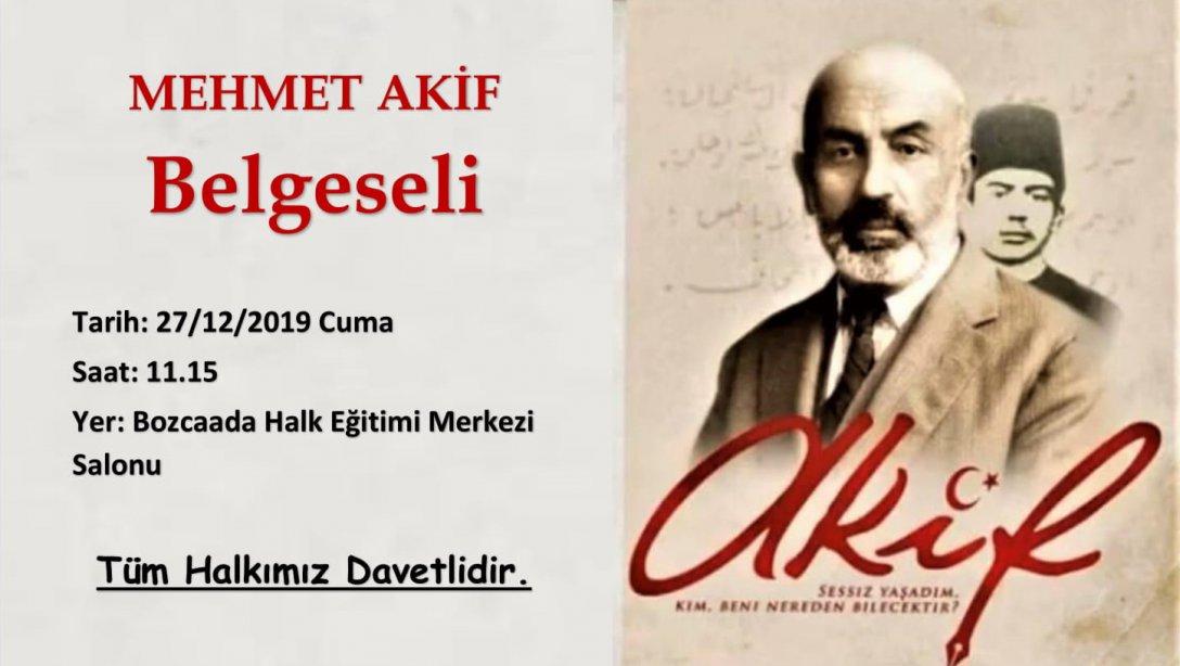 Mehmet Akif Ersoy'u Anma Haftası...