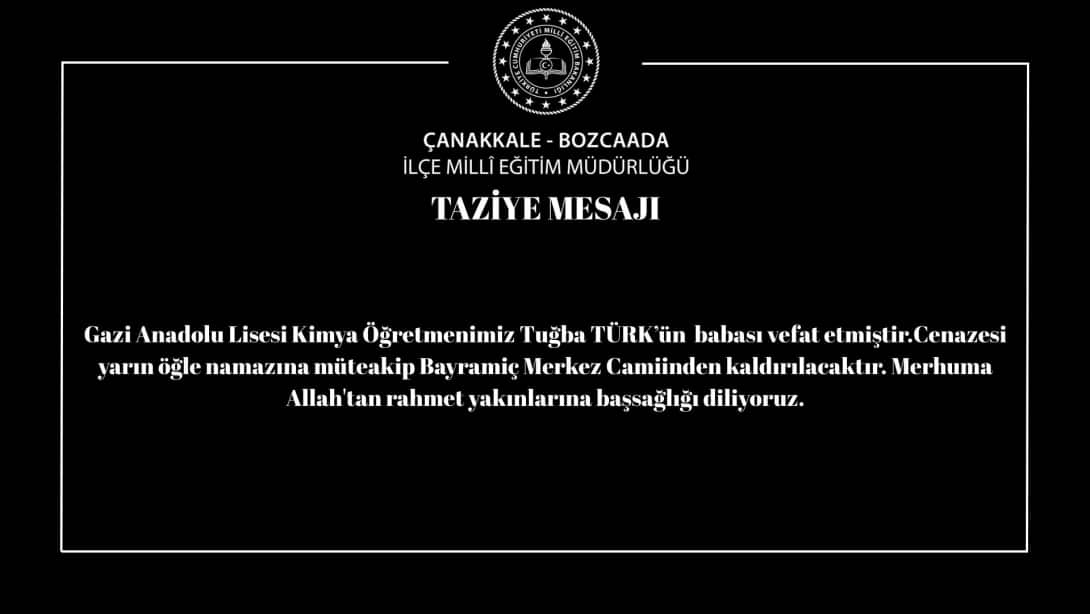 Bozcaadada Okullar Tatil mi?